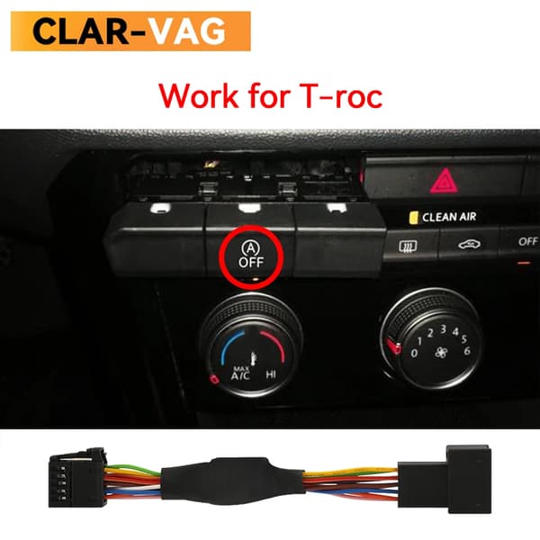 Automatisk motorstartsystem, stoppkontrollsensor stopp plugg avbryt for T-ROC