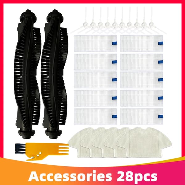 Hovedsidebørste Filter Hepa Mopp Klut For Wonders Dynaking R7 원더스리빙 원더스 다이나킹 R7 Robotstøvsuger Reservedeler Tilbehør