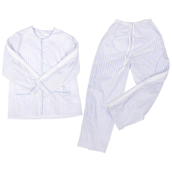 1 set sjukhusrock för patienttvättbara vuxenpatientkläder Bekväma set Assorted Color 95X56cm