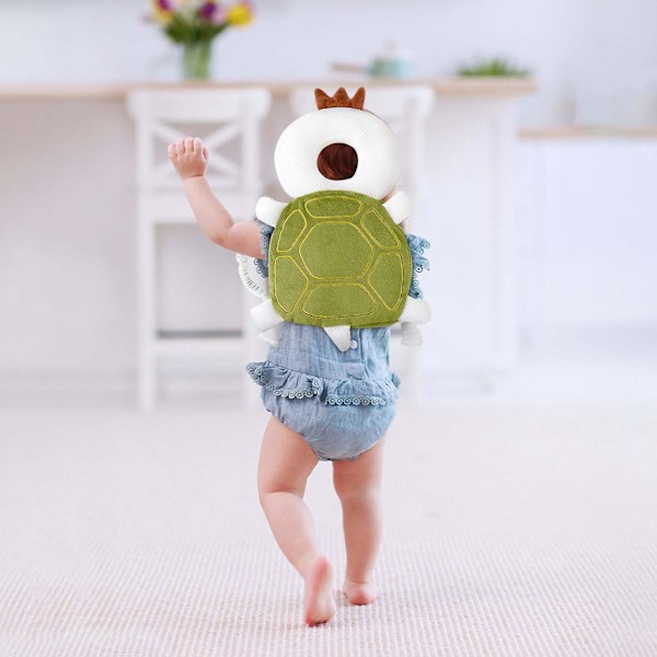 Baby Walker Head Protector Backpack Wear,Toddler Head Protection Pad,Turtle