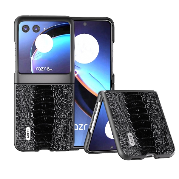 Abeel Weilai Series phone case för Motorola Razr 40 Ultra Black
