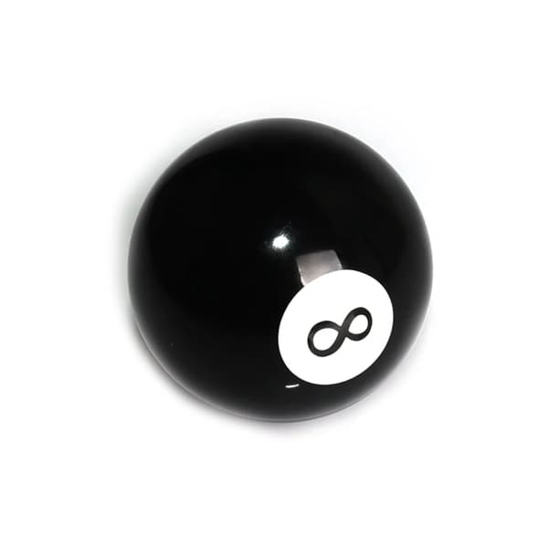 Sort 8 Ball Gear Shift Knob/Kort Gear Shift Knob til Universal Bil Akryl Sort 8 Baller til