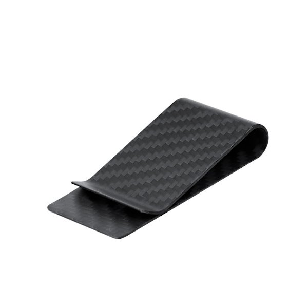 Kolfiber Liten Storlek Mynt Clip Banksedel Clip Multi-Purpose Carbon Fiber Clip Money Clip Banksedel Clip Kolfiber Mynt Klipp Forged Blue Foil 38MM