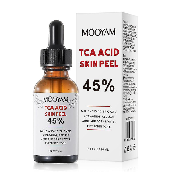 50% Kemisk Peel Tca Peel Acid Skin Superforce Peel Pigmentering Ljusare Melanin Akne Behandling Ta bort ärr 30ml 45 TCA Peel Serum