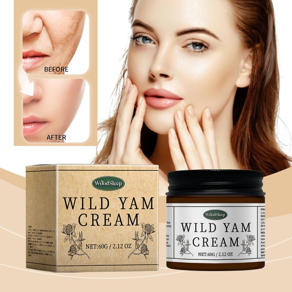 Wild Yam Cream, Wild Yam Cream for Women, Wild Yam Cream Organic for hormonbalans, Women's Organic Wild Yam Root Cream 2pcs