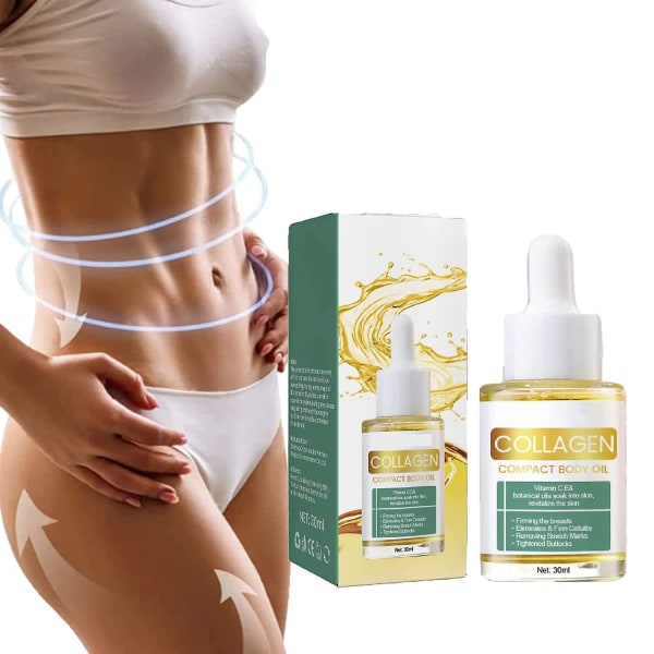 Collagen Lifting Body Oil, Anti-ageing Collagen Serum, För nacke, dekolletage, överarmar, lår 1Pcs
