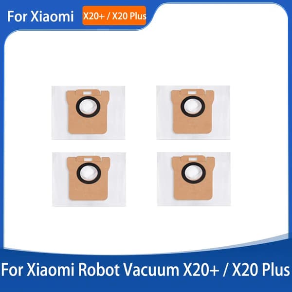 Tilbehør til Xiaomi Robotstøvsuger S20 /X20 Plus/X20 Plus/X20+ Dele Hoved Sidebørste Læbe Hepa Filter Moppeklud Støvpose