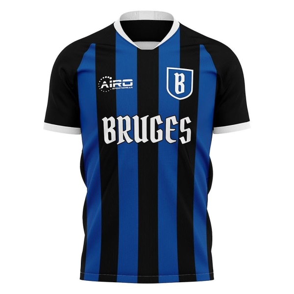 2023-2024 Club Brugge hemmakoncept fotbollströja Blue Adult 5XL - 58-60 inch (160-172cm)