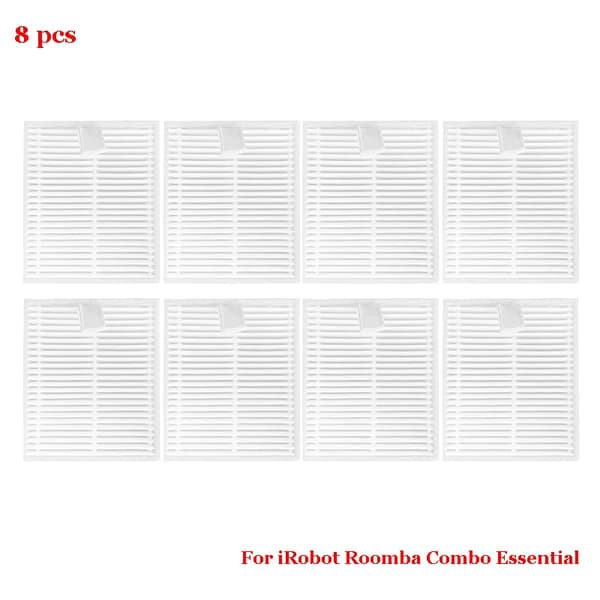 For iRobot Roomba Combo Essential Roomba Vac Essential Robot Støvsuger Hovedsidebørste HEPA Filter Mopp Tilbehør