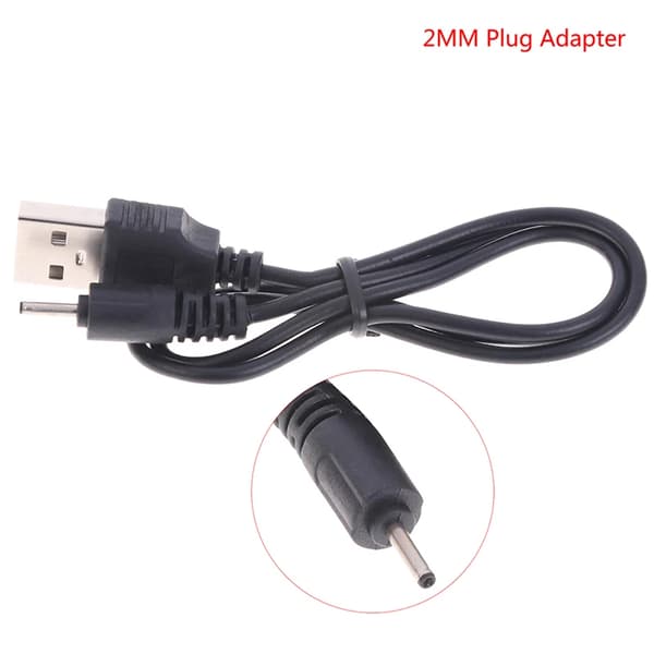 USB Opladerkabel 2mm Lille Stik USB Oplader Lige Ledning til USB Kabel til CA-100C Lille Stik Telefon