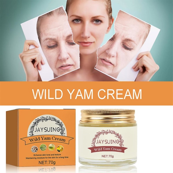 1-3X Natural Wild Yam Cream 70g Essential klimakteriet stöd Relief Wild Yam Cream 2PCS