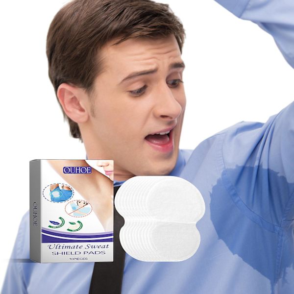 Armhålesvettpads, Ultimate Sweat Shield Pads, Armhålesvettpads för kvinnor och män, Engångsunderarmsskydd för kläder som svettas Unflavore 30pcs