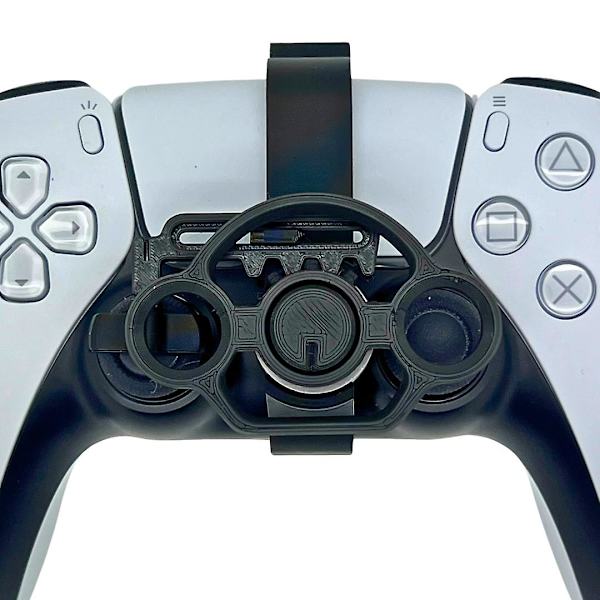 Gaming racing hjul mini styrtillbehör för PS5 Controller Black 0001