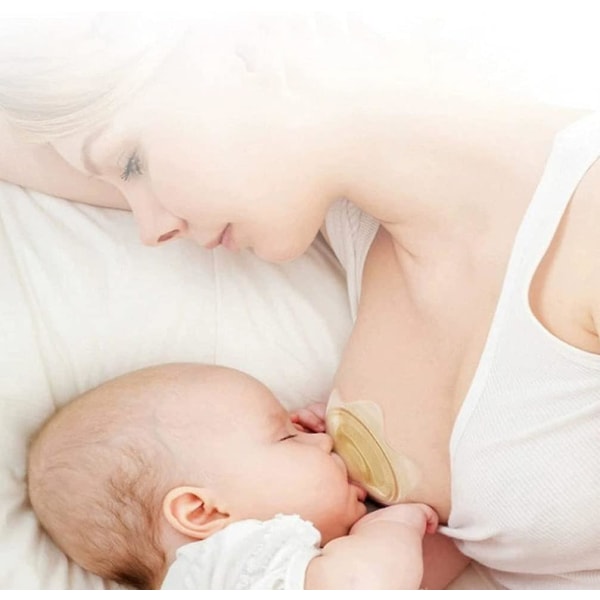 Bröstvårtsköld Amning Bröstvårta för napp eller bröstsköld Säker för amning Hudfärg (1 st, hudfärg)