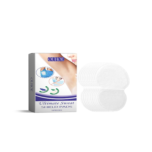Armhålesvettpads, Ultimate Sweat Shield Pads, Armhålesvettpads för kvinnor och män, Engångsunderarmsskydd för kläder som svettas Unflavore 30pcs