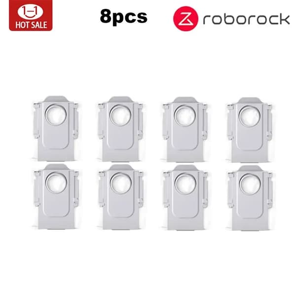 Roborock S8 MaxV Ultra robotstøvsuger tilbehør moppeklude støvsugerposer sidebørste filter udskiftelige reservedele