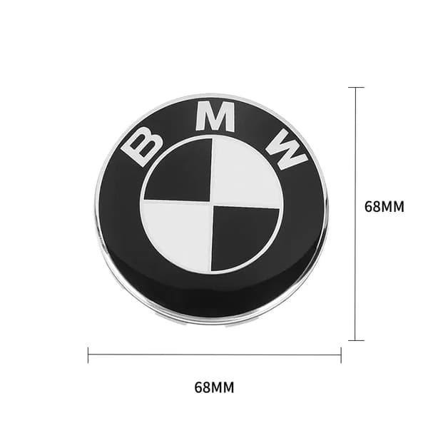 4 stk Bilhjul Senter Nav Deksel Badge Logo Emblem For BMW E87 E30 E46 E28 E34 E39 E60 F02 F18 F35 G20 G03 G05 F10 E93