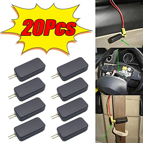 20 st Universal Bil SRS Airbag Simulator Emulator Resistor Bypass Fel Finnande Diagnostiskt Verktyg Airbag Scan Diagnostiska Verktyg