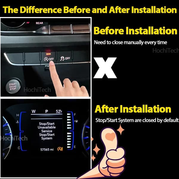 Bil Auto Start Stopp System Stopp Enhet Kontroll Sensor Plugg Kabel For Audi Q3 F3 Q 3 2018-2024