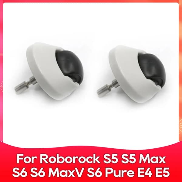 Kompatibel med (Roborock S5, S5 Max, S6 MaxV, S6 Pure, E4, E5, S51, S52, S55) Rulle Sidebørste Filter Moppe Tilbehør Dele