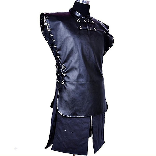 Game Of Thrones Jon Snow Cosplay Herr Fancy Dress Cape Set Festdräkt Outfit_y M