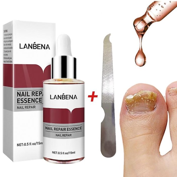 Nail Essence Treatment Liquid för att ta bort grå naglar 15ml