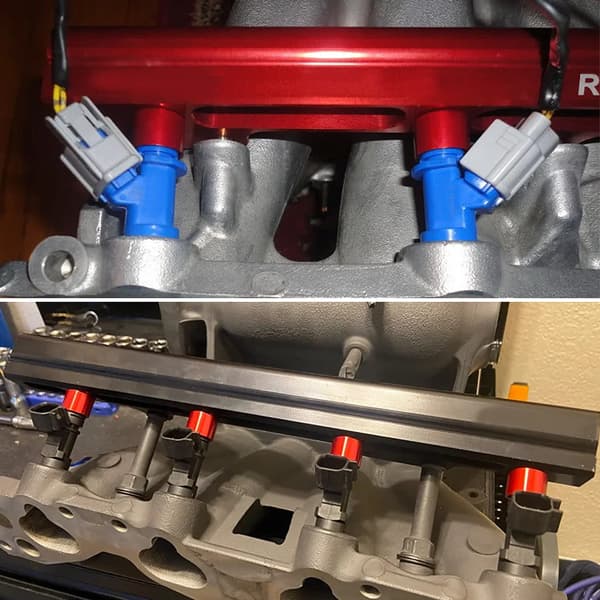 4st Bränsleinspridare Hatt Bränslemunstycke Modifierade Bildelar Munstycksadapter Dedikerad Bränsleflödesinspridare Adapter Bränsleinspridare