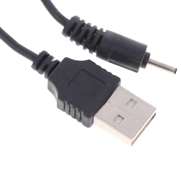 USB-ladekabel 2 mm liten plugg USB-lader Rett ledning til USB-kabel for CA-100C liten pluggtelefon