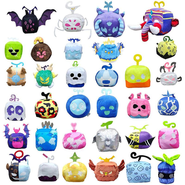 Den nya Blox Fruits Plush Demonic Fruit Plush Toy Doll 11cm kan vara ett bra val som semesterfödelsedagspresent till vänner, 1 st 6