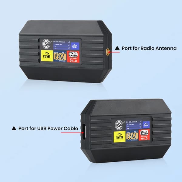 DAB+ Antenne med USB-adapter for Android bilradio GPS-signalmottaker for Junsun DVD biltilbehør