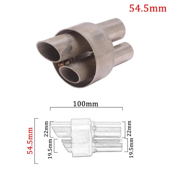 Universal Front Mid End Katalysator DB Killer Til Yoshimura Motorcykel Udstødning Lyddæmper Støjdæmper Lyd Eliminator