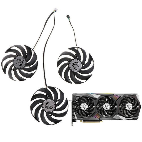 90mm Pld09210s12hh 4pin För Msi Radeon Rx 6800 6900 Xt 6800xt grafikkortsfläkt A