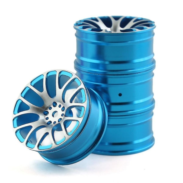 4st 1/10 Rc On-road Drift Racing Car 52mm Metal Wheel Fälg Hjulnav för Hpi Sakura Redcat,3