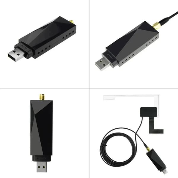 Yleisantenni DAB+:lle USB-sovittimella Android-autoradio GPS-stereovastaanottimelle