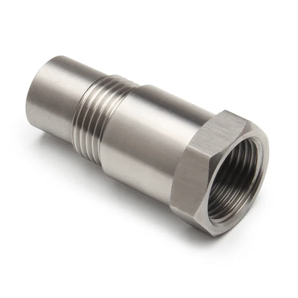 1 stk. M18 X 1,5 Rustfrit Stål Ilt Sensor Spacer Adapter Bung Katalysator Kontrollér Motorlys Fix