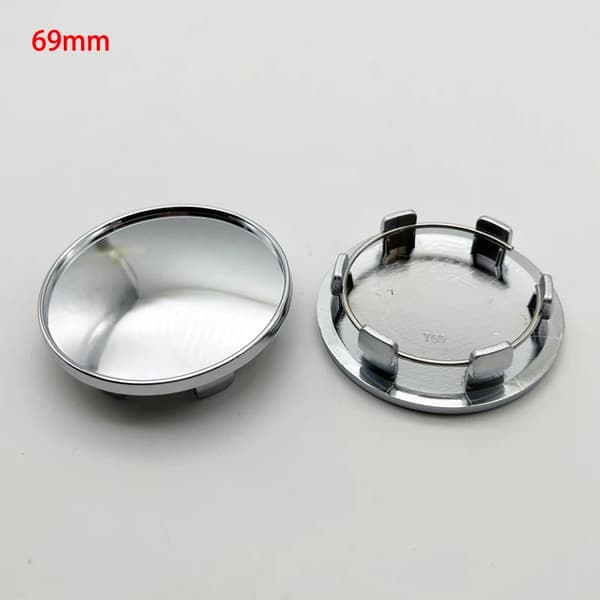 Blank base uden logo, hjulkapsel, fælgdæksel, bildekoration, 69 mm, 4 stk. pr. sæt