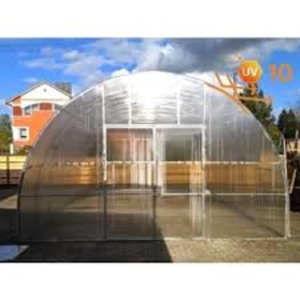 Greenhouse Oasis 4m med 6mm polykarbonat 4x6m