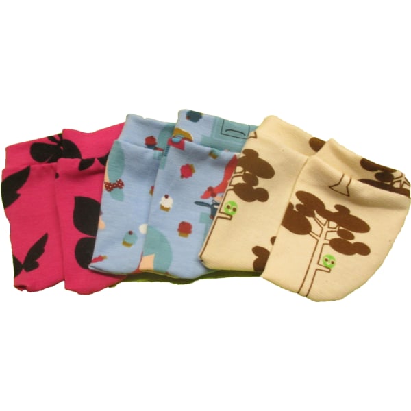 3-pack sockor till Baby Born eller Skrållan, dockkläder flerfärgade