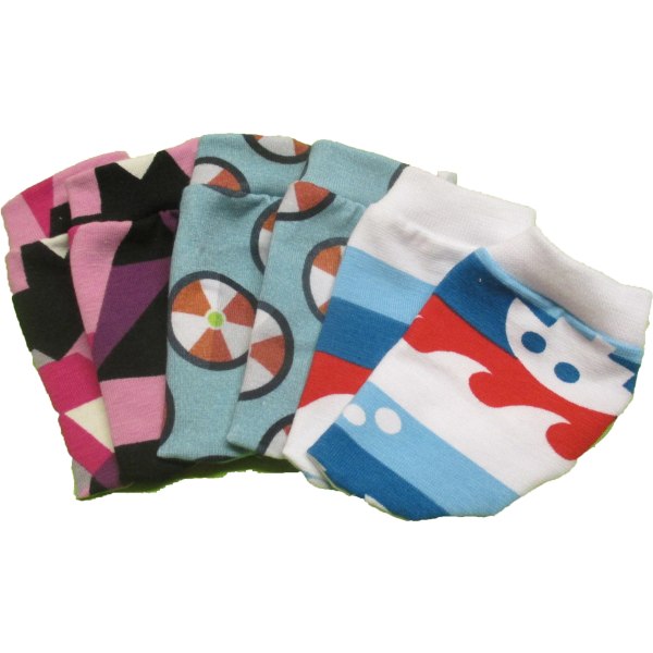 3-pack sockor till Skrållan+ Baby Born, dockkläder flerfärgade