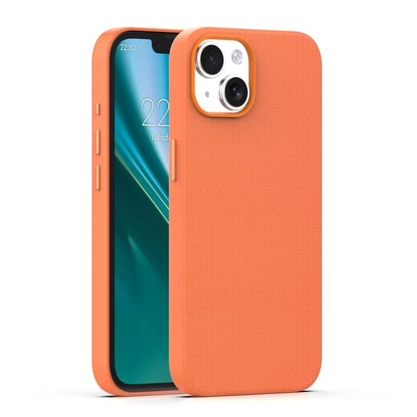 Etteri Elegant Mag skal för iPhone 15 orange orange