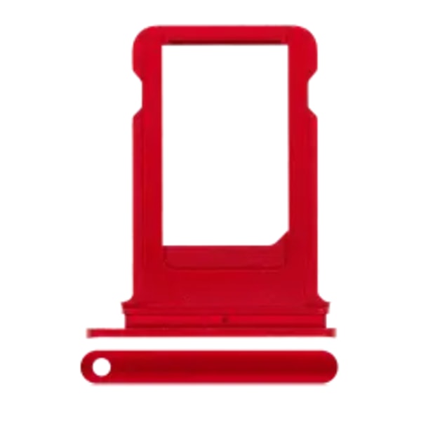 SIM Card Tray For iPhone 8 Plus (Service Pack) (Red)