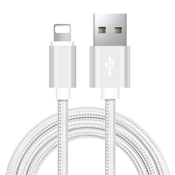 2 st färgade 3 m iphone kabel