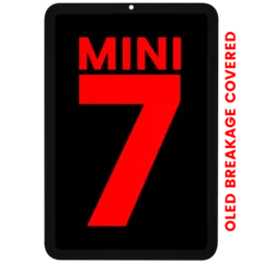 LCD-enhet med digitizer för iPad Mini 7 (2024) (Aftermarket Pro: XO7) (WiFi / Cellular) (Alla färger)