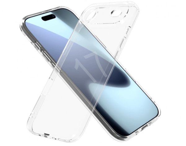 Slimmat silikonskal 1 mm – Transparent – iPhone 17 air
