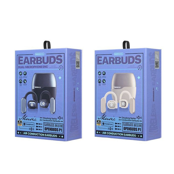 BLUETOOTH REMAX TWS P1 VIT LUFTLEDNING