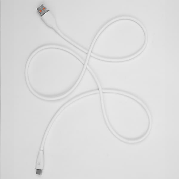 Forever kabel USB - USB-C 1,0 m 6A vit vit