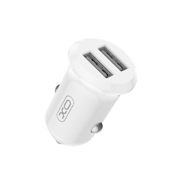 XO billaddare CC67 12W 2x USB vit