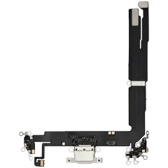 Laddningsport Flexkabel för iPhone 16 Plus (Eftermarknad Plus) (Vit) vit