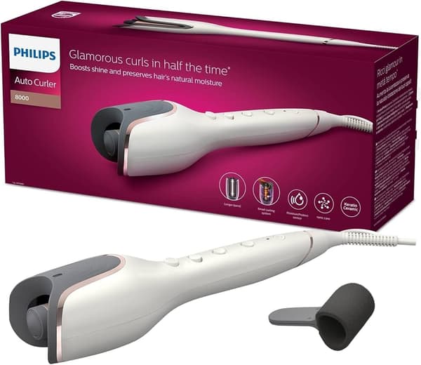 Philips Automatisk hårkröller BHB878