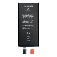 Ersättningsbatteri för iPhone 12 Mini (punktsvetsning krävs) (eftermarknad) röd